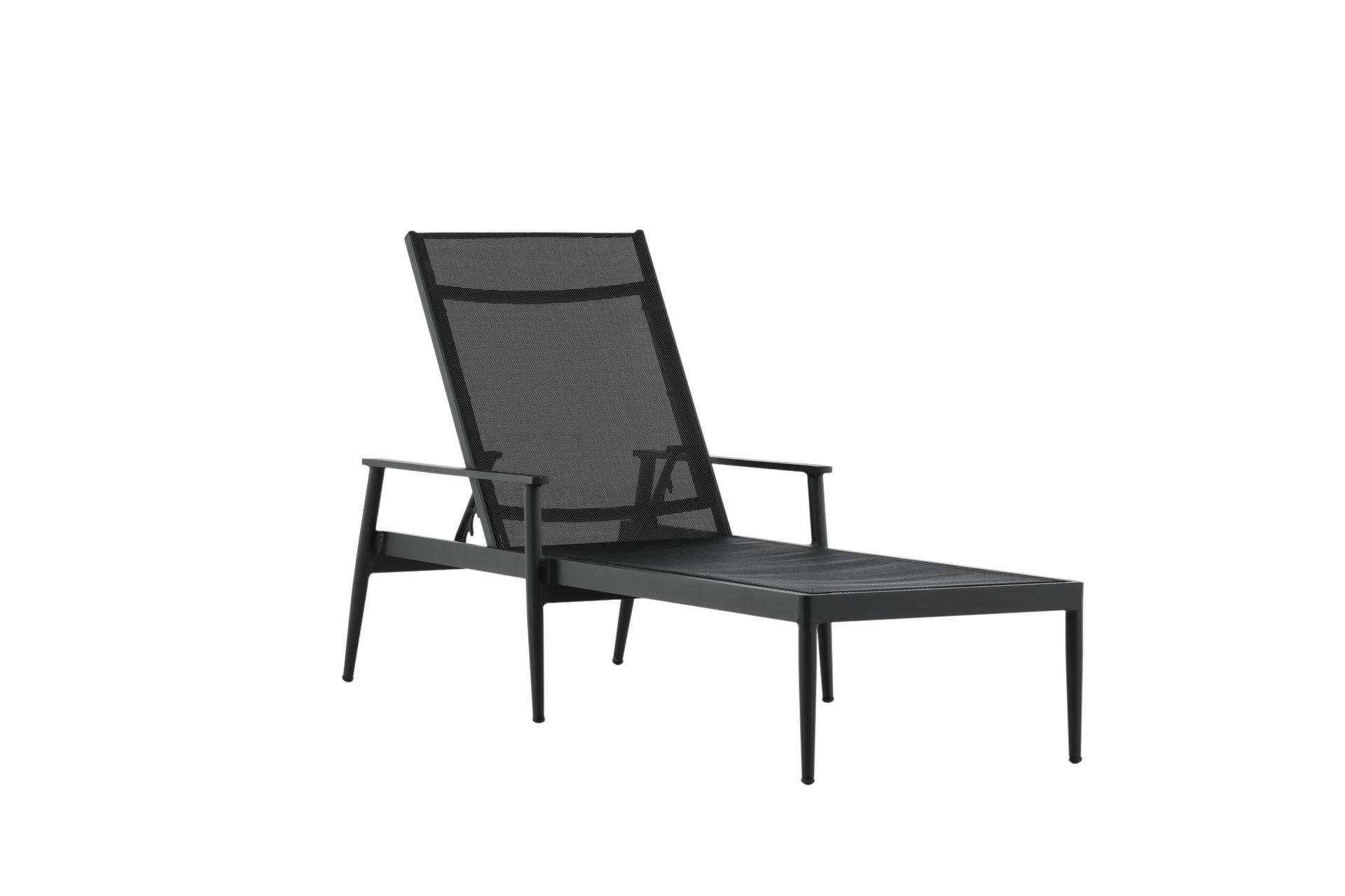 break solsäng 189 cm - svart