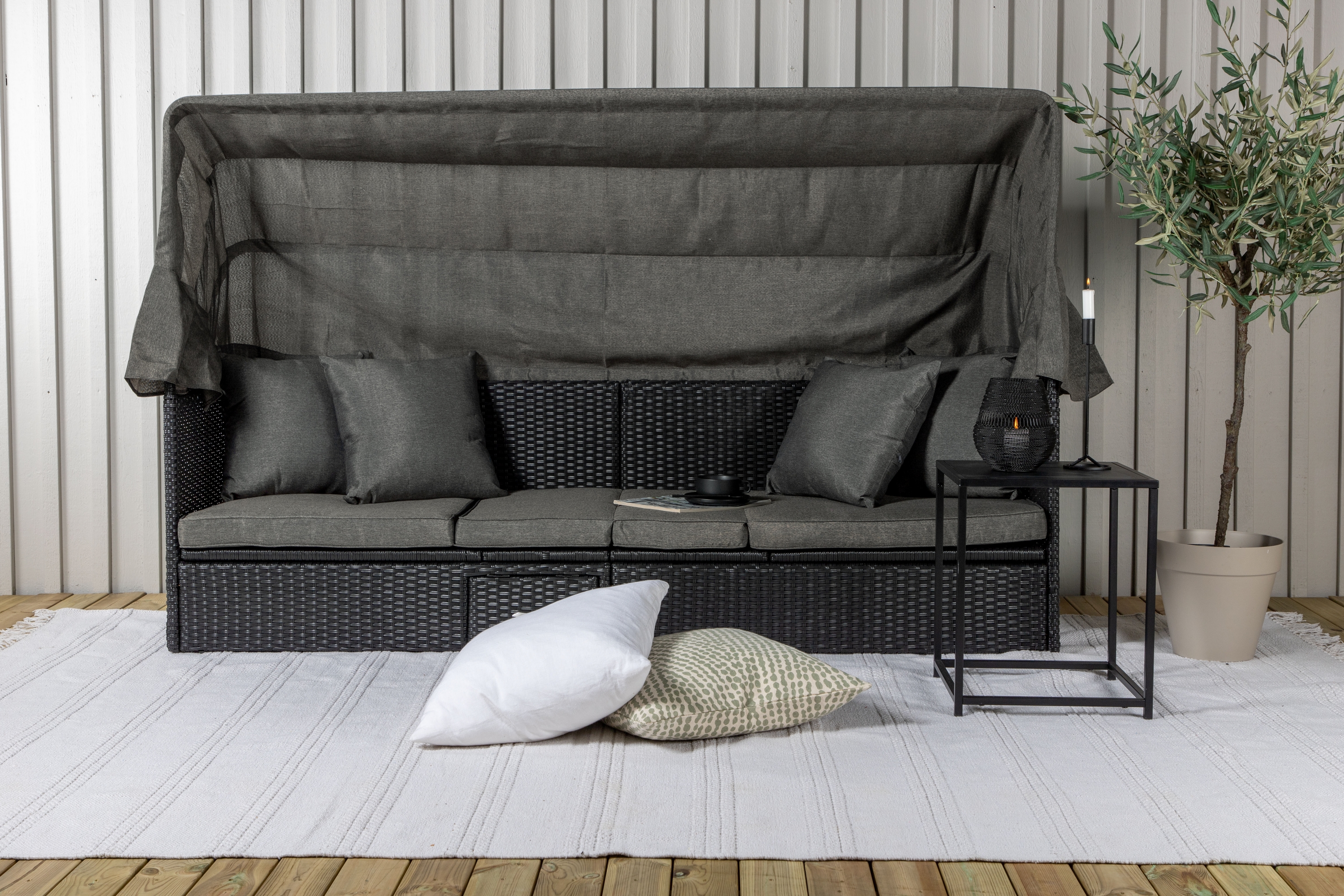 nopy solsäng - brun