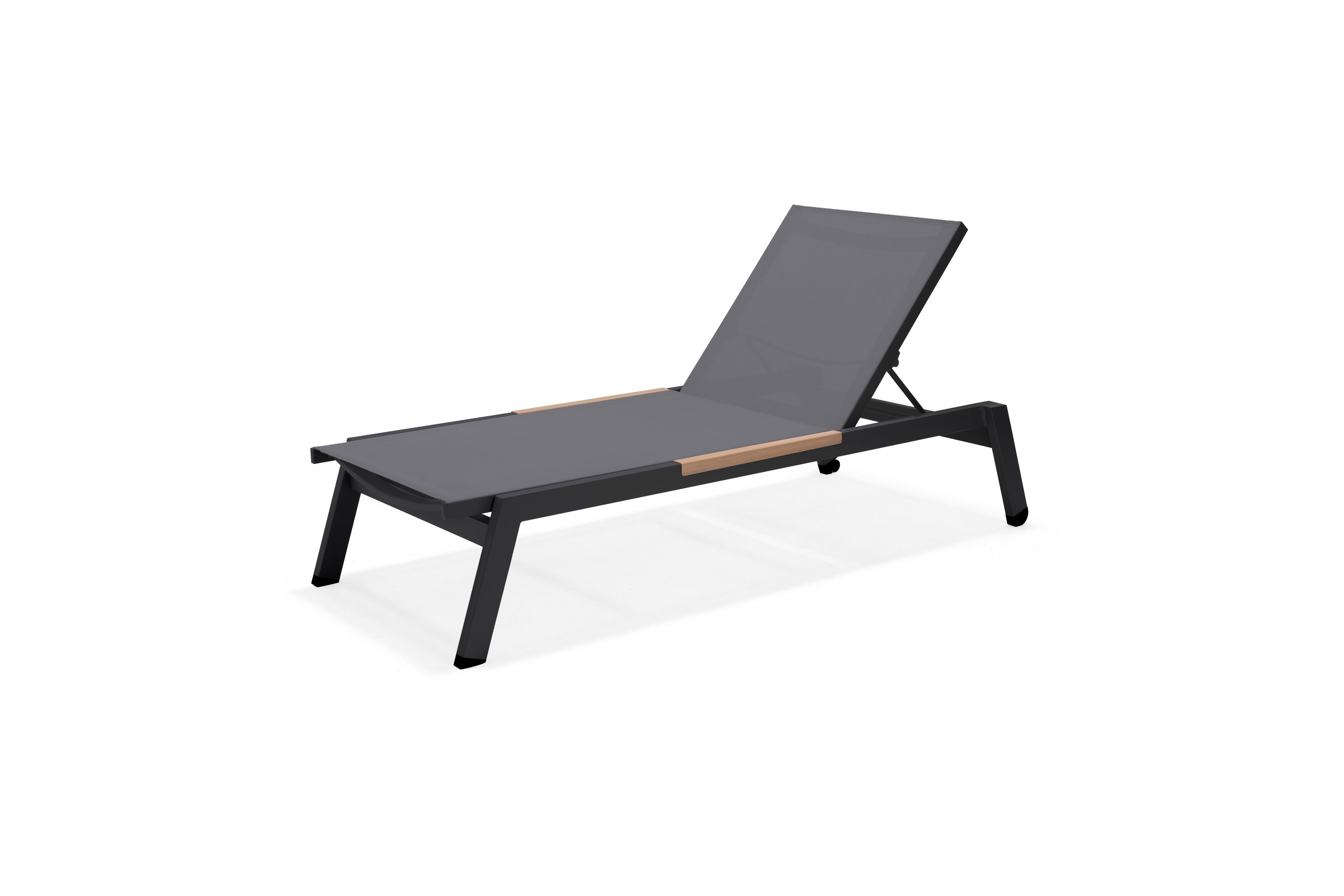 Solsäng Panama 176x72 cm Svart Lifestyle Garden