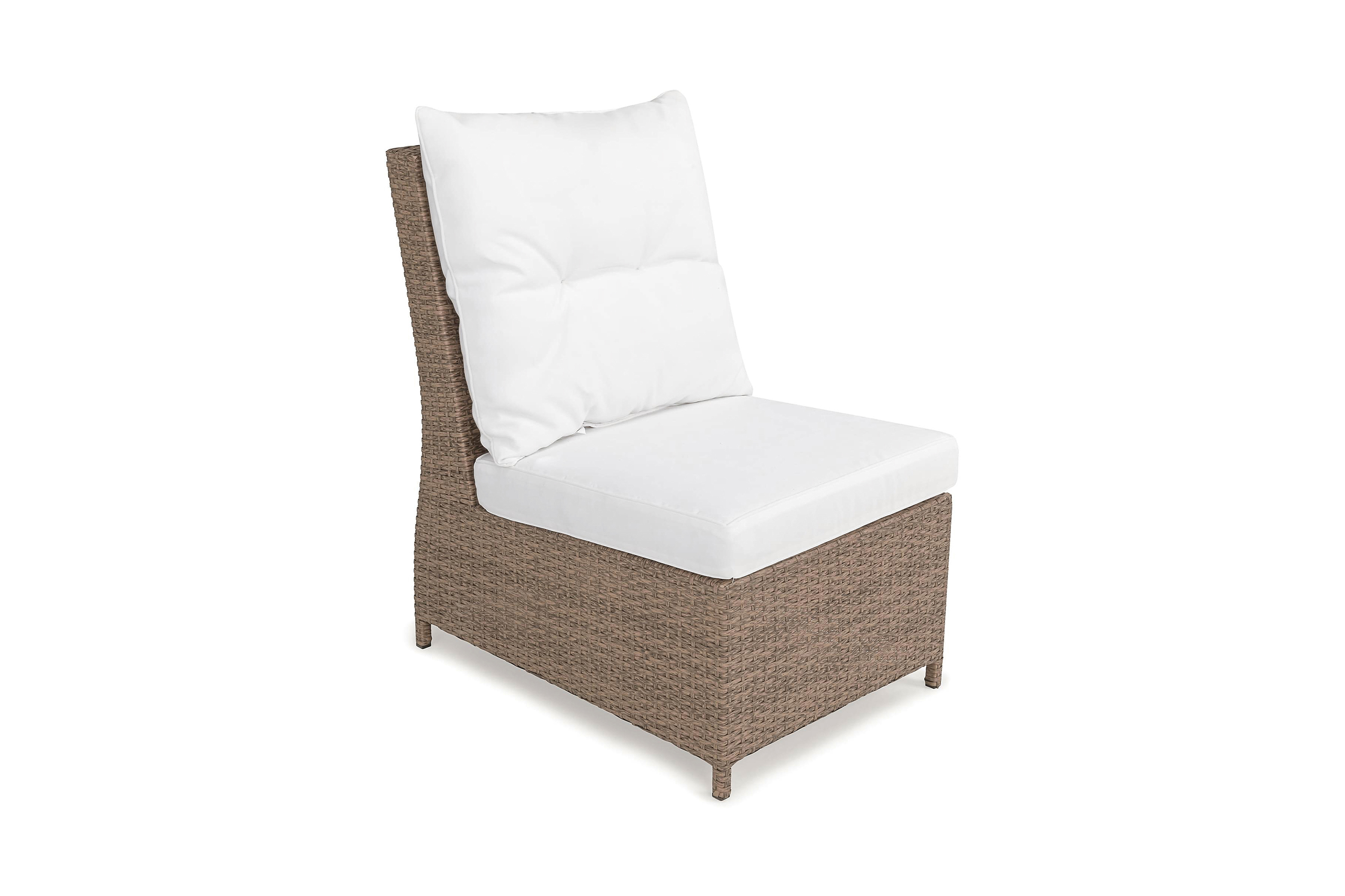 James Mittmodul utomhus i konstrotting Sand Beige Vita dynor