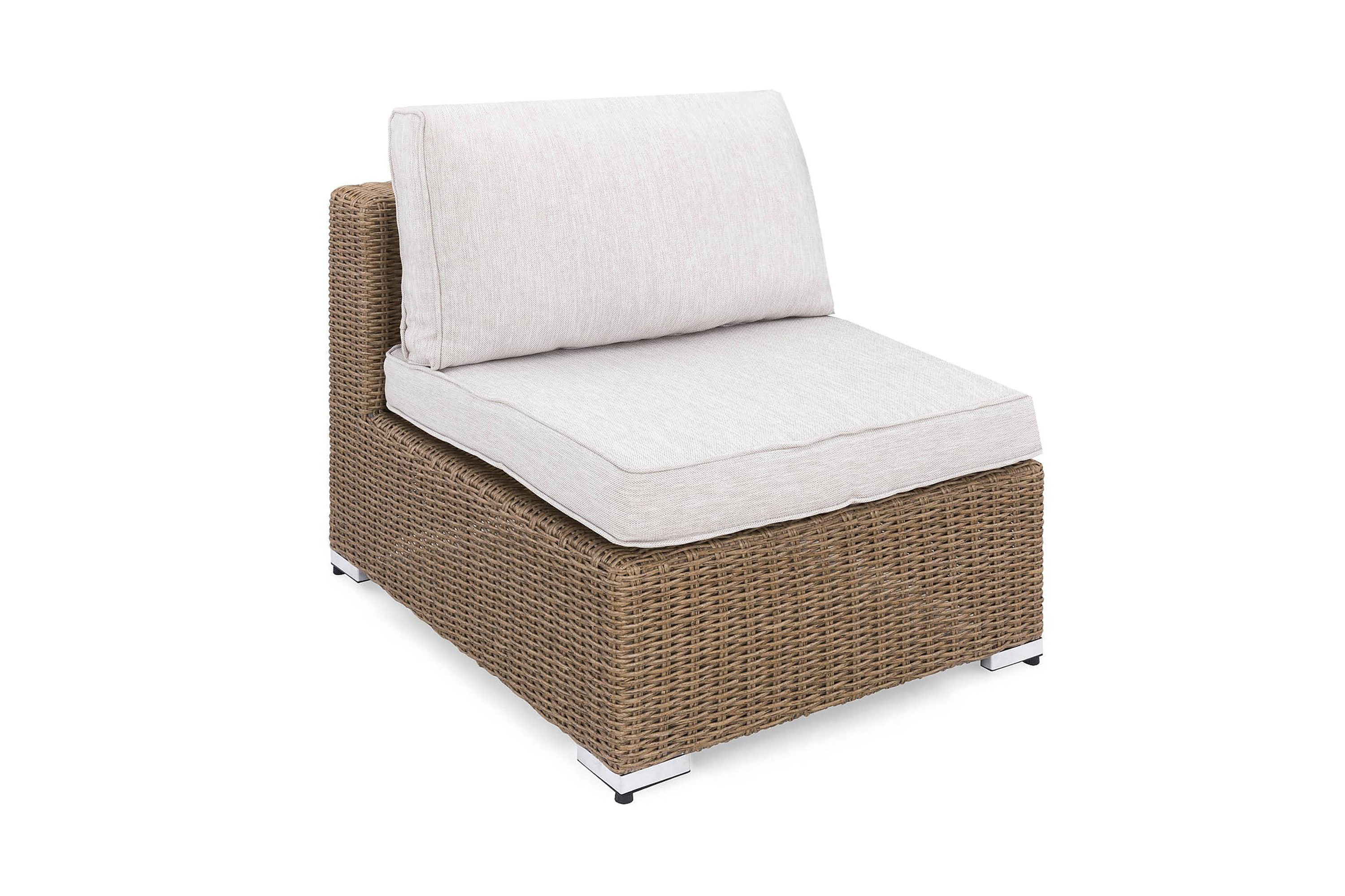 Marcus Mittmodul utomhus med Dyna i Konstrotting Natur Beige Vita dynor