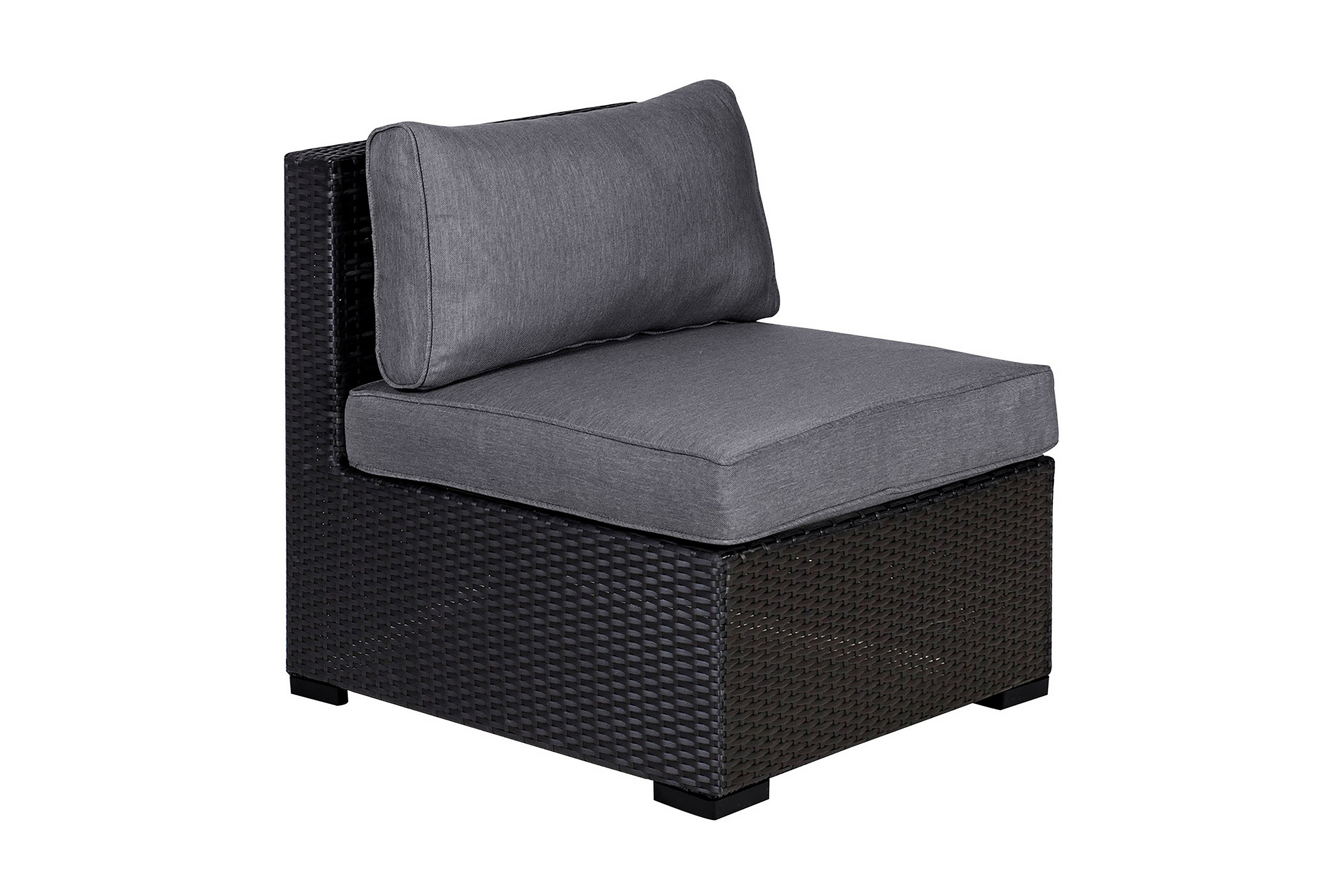 Modulsoffa Utomhus Sevilla 84x71xH65 cm Mittmodul Svart