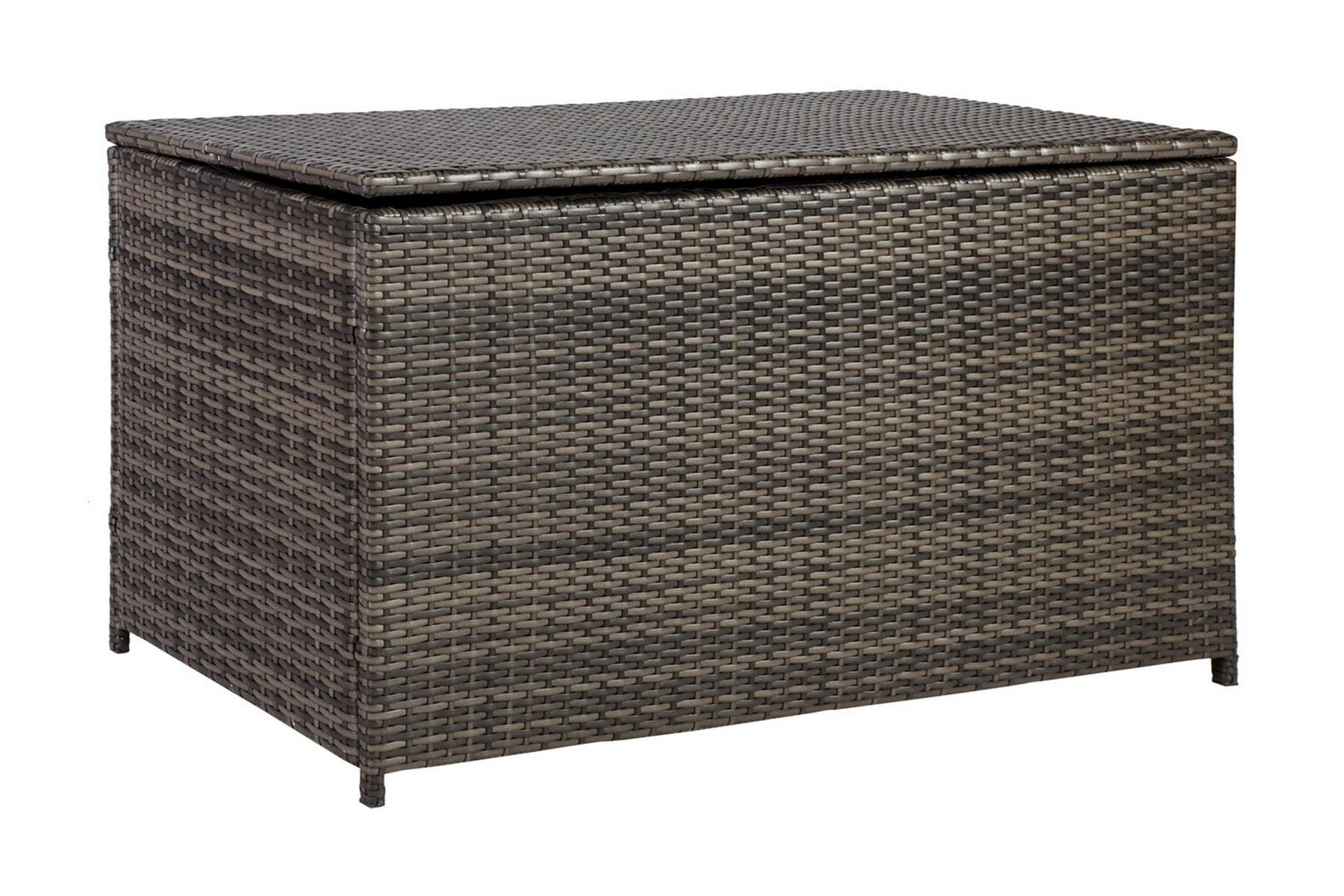 Kuddbox WICKER 122x52xH62cm brun -