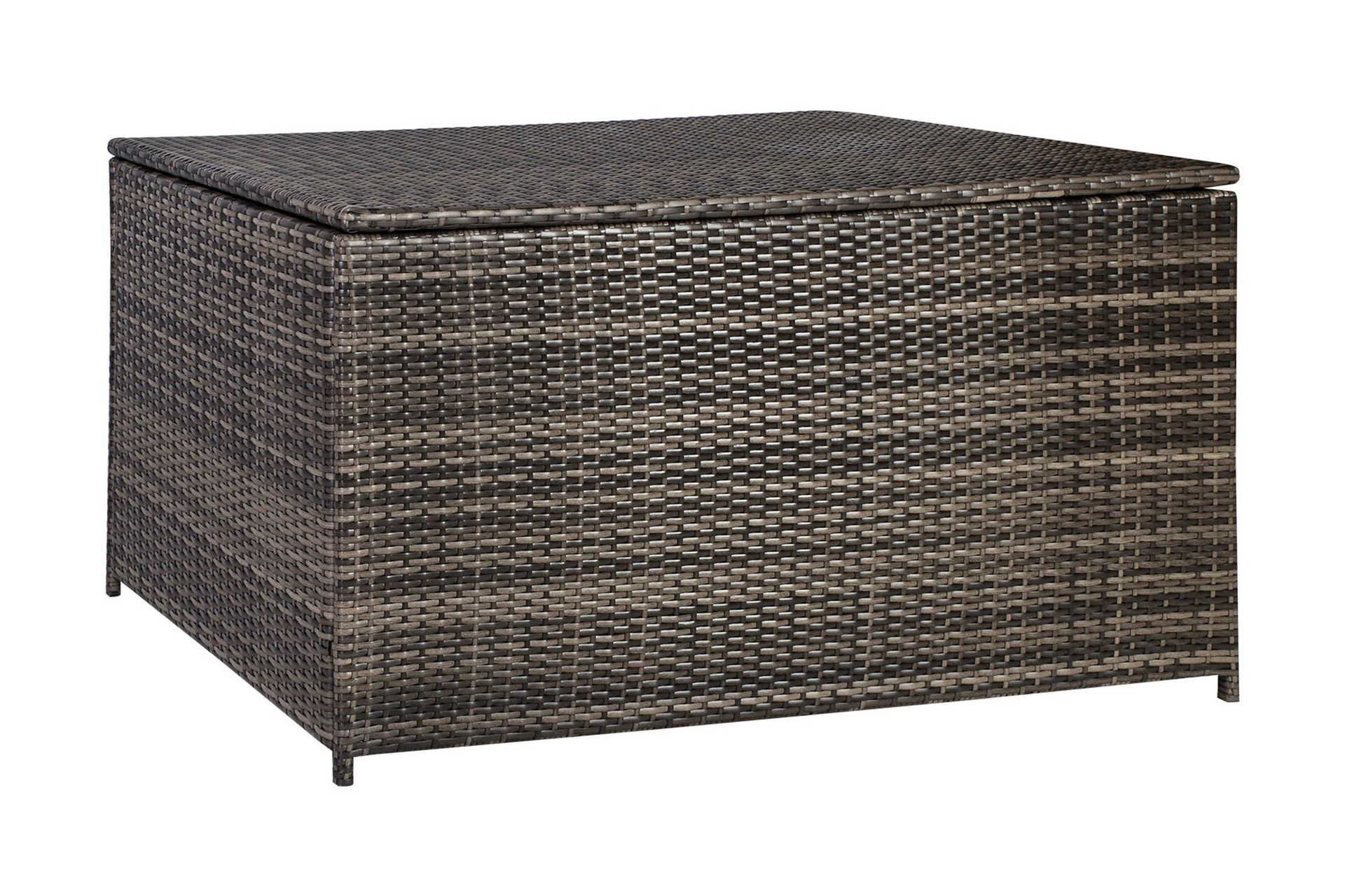Kuddbox WICKER 140x80x65cm - Mörkbrun