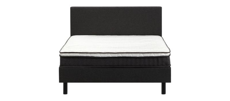 Sängpaket Flowella Kontinentalsäng, 160x200 Mörkgrå (+Fler val)