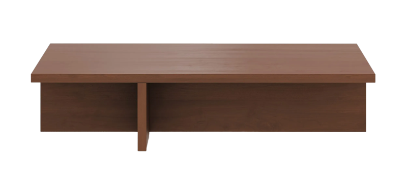 Töreboda Soffbord Rektangulärt 120 cm, Mörkbrun valnötsträ look